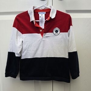 Jacadi Long-sleeved Rugby Polo Size 4A
